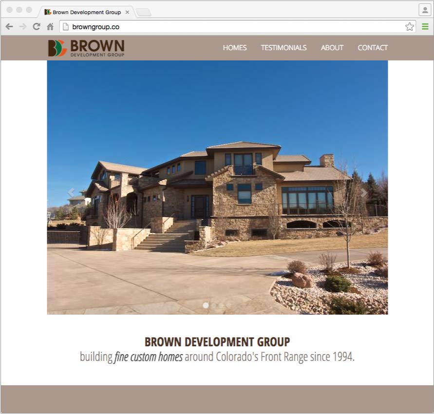 Brown Development Group web site
