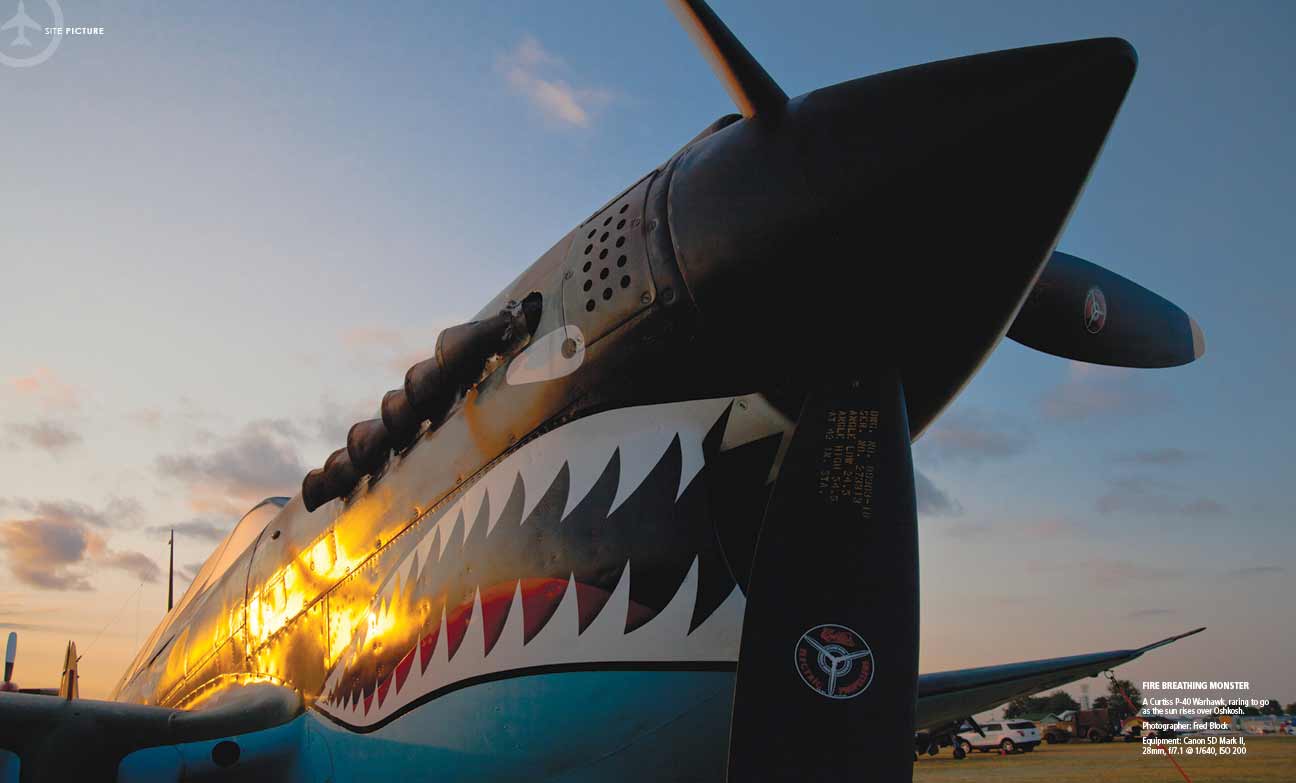 P40 at sunrise