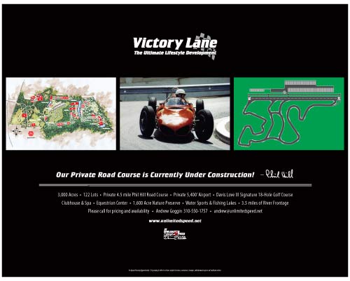 Victory Lane ad