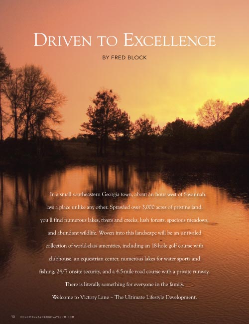 Victory Lane article