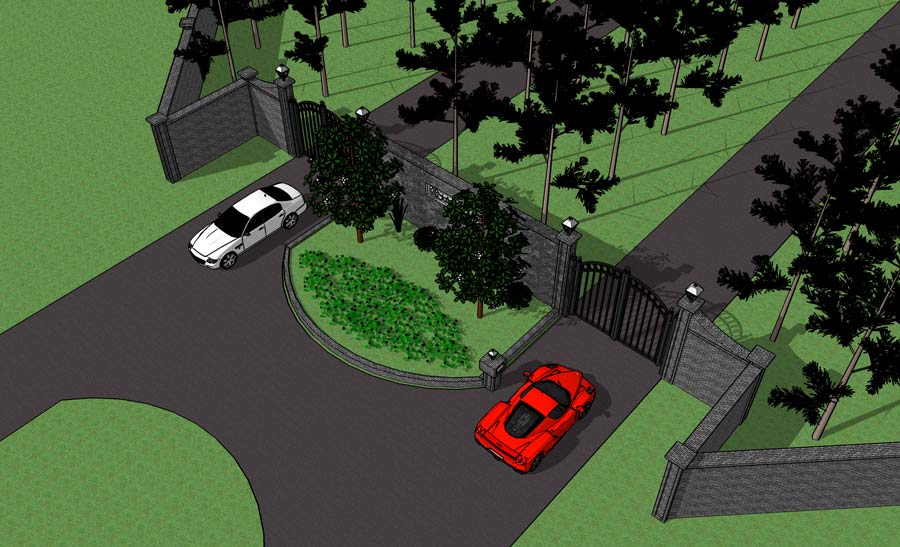 Victory Lane entrance rendering