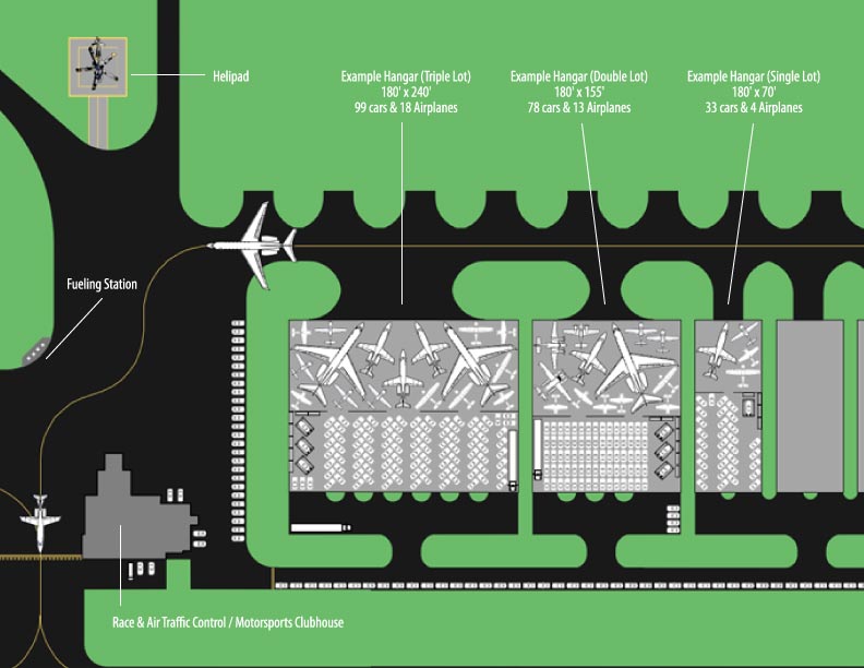 Victory Lane airport rendering