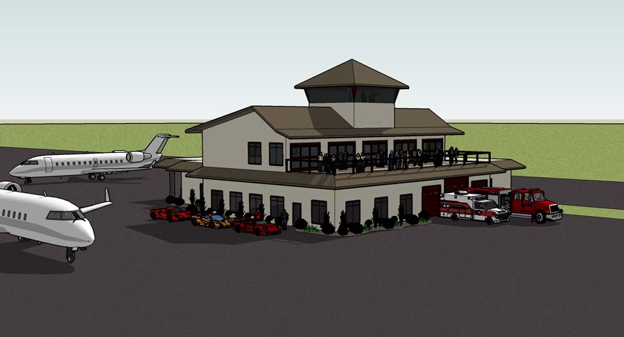 Victory Lane race control rendering